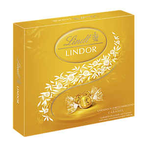 Lindt Lindor Prasente Box Caramelo 187g