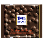 Ritter Sport Chocolate Meio-Amargo com Avelãs Inteiras 100g