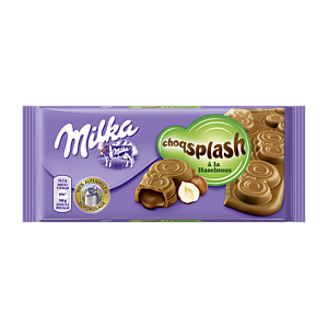 Milka Choqsplash á la Haselnuss